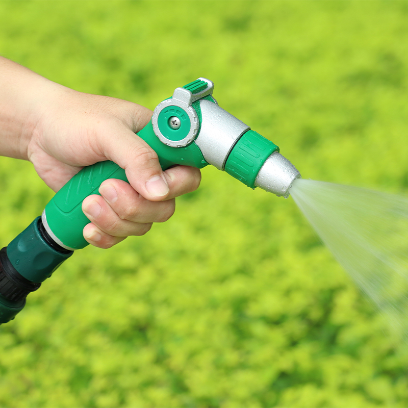 High-Pressure Garden Spray Nozzle - Adjustable Jet Stream Hose Sprayer for Watering & Washing