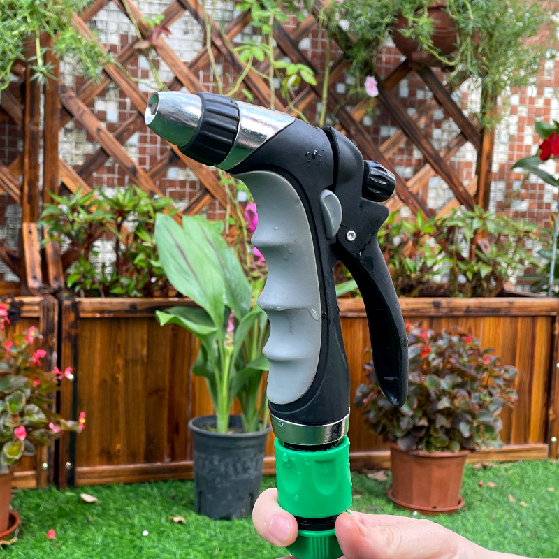 Garden Watering Sprayer – 3 Pattern Adjustable Nozzle, Ergonomic Soft Grip, Heavy Duty Garden Hose Spray Gun