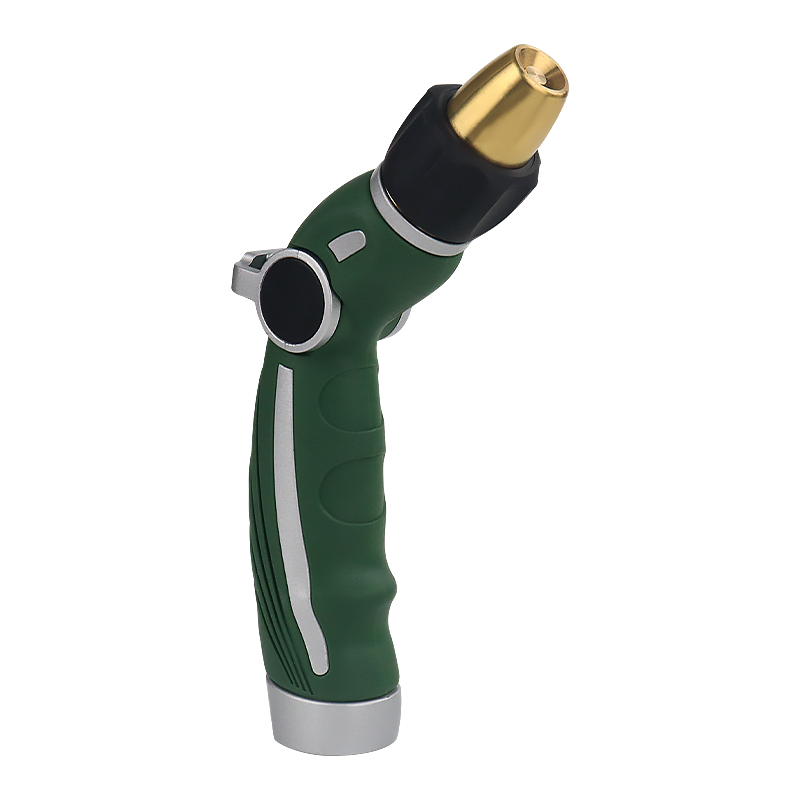 Green Thumb Adjustable Garden Hose Nozzle – Brass Tip Thumb Control, Heavy Duty for Gardening, Car Wash, Pet & Outdoor Cleaning