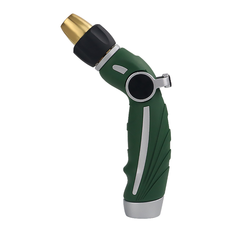 Green Thumb Adjustable Garden Hose Nozzle – Brass Tip Thumb Control, Heavy Duty for Gardening, Car Wash, Pet & Outdoor Cleaning