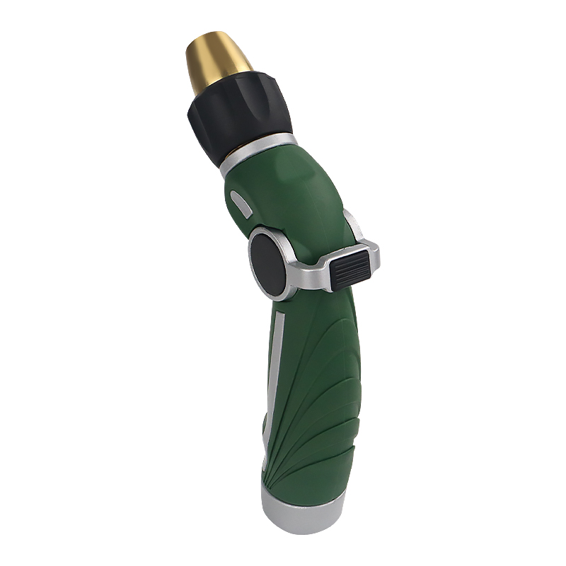 Green Thumb Adjustable Garden Hose Nozzle – Brass Tip Thumb Control, Heavy Duty for Gardening, Car Wash, Pet & Outdoor Cleaning
