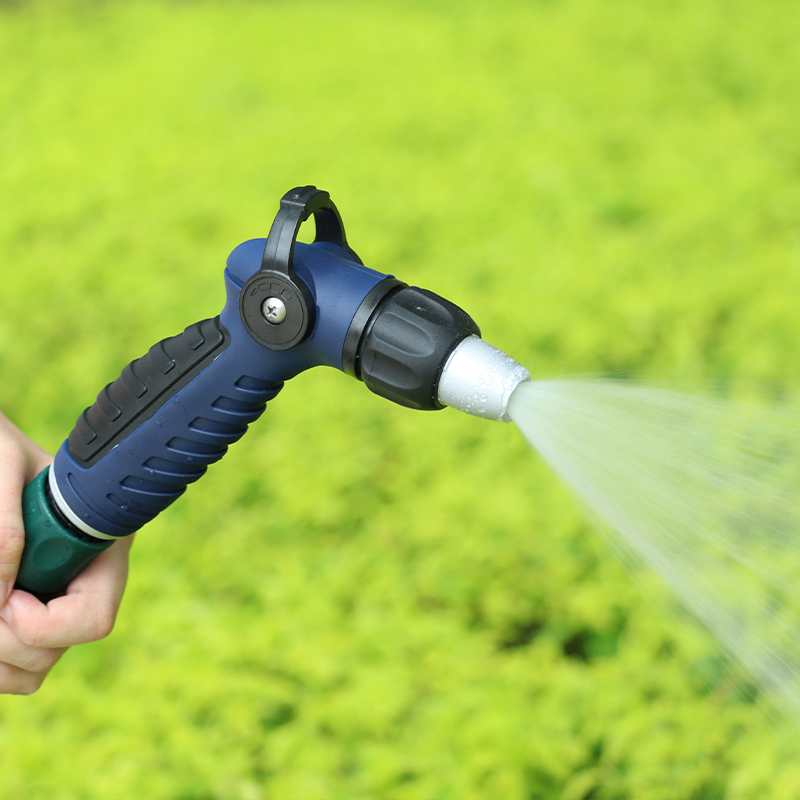 Handheld High-Pressure Garden Hose Nozzle - Jet Stream, Ergonomic Grip