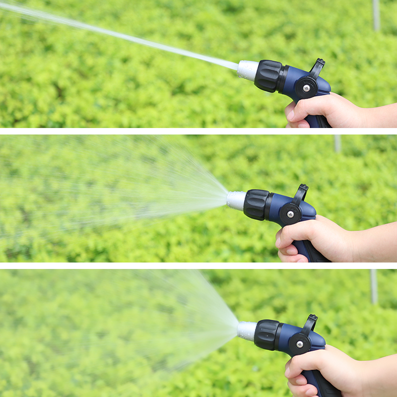 Handheld High-Pressure Garden Hose Nozzle - Jet Stream, Ergonomic Grip