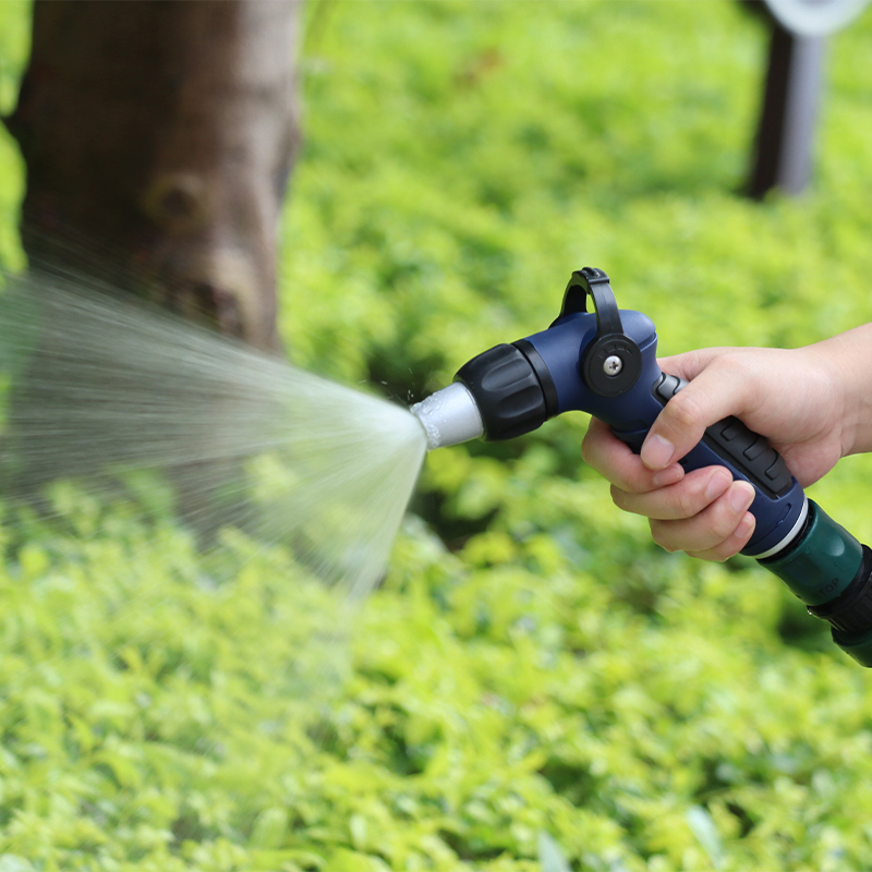 Handheld High-Pressure Garden Hose Nozzle - Jet Stream, Ergonomic Grip