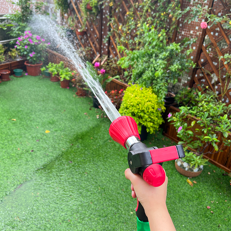Heavy-Duty Garden Hose Nozzle, Adjustable High-Pressure Spray Gun for Outdoor Cleaning & Watering