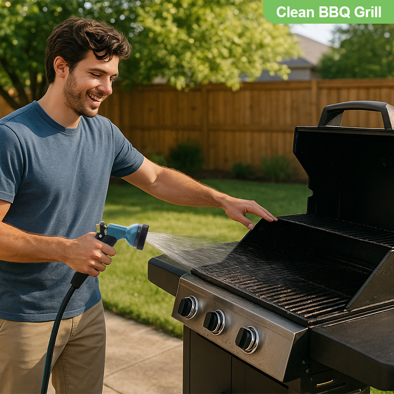 OEM Heavy Use BBQ Surface Sprayer Hose Nozzle