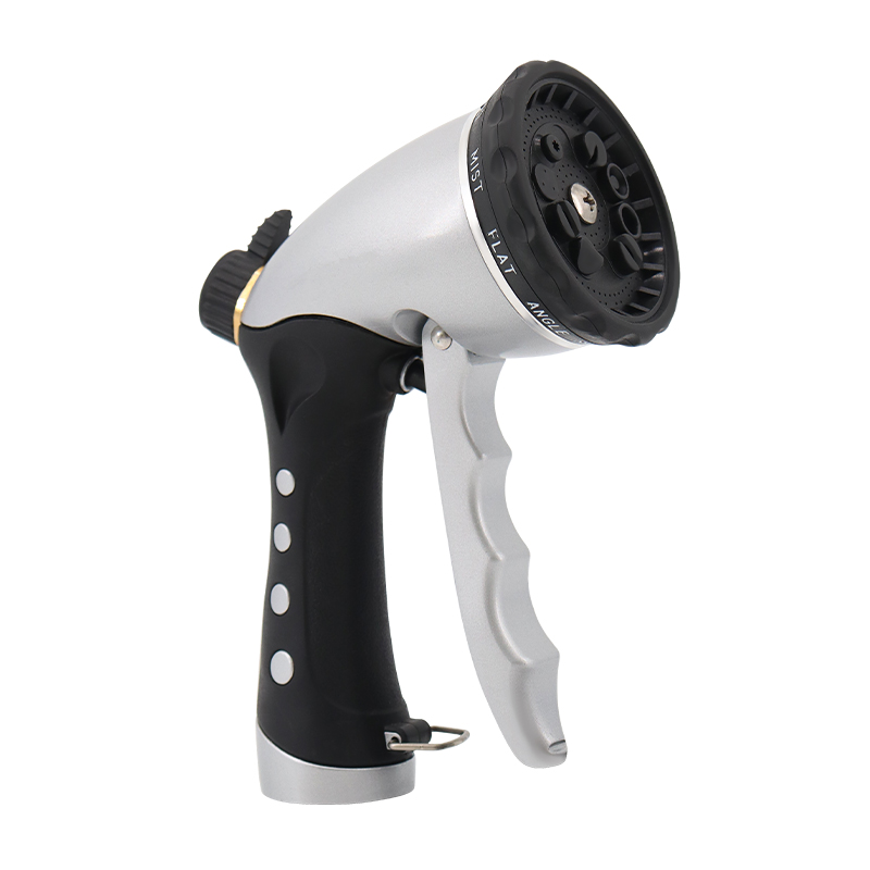 Heavyweight Spray Nozzle – 10 Pattern Adjustable Metal Garden Water Gun