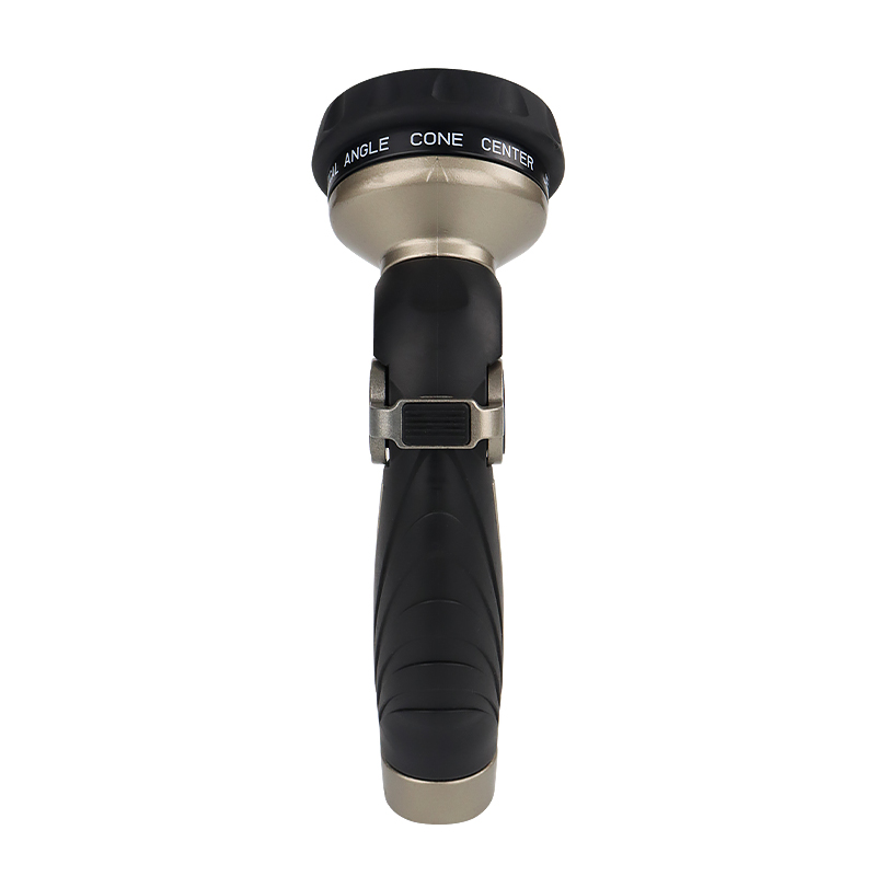 Heavyweight Thumb-Operated Hose Nozzle with 9 Spray Settings for Garden, Car Wash, and Outdoor Use