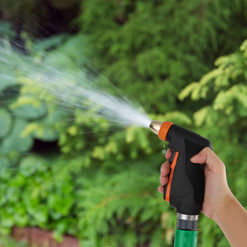 High Flow Hose Nozzle – Adjustable Jet, Heavy Duty, Leak-proof, Ergonomic Handle