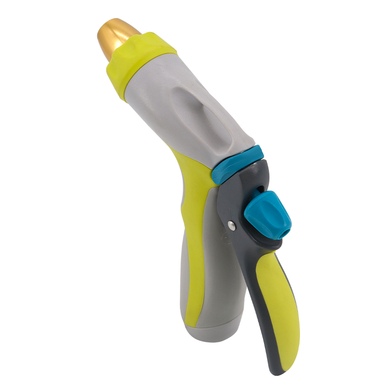 High Pressure Hose Nozzle – Adjustable Brass Tip, Ergonomic Non-Slip Handle, Heavy Duty Water Spray Gun