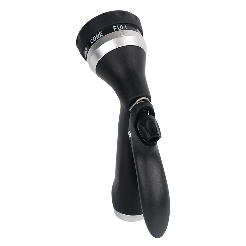 High-Pressure Hose Nozzle with Multiple Spray Patterns