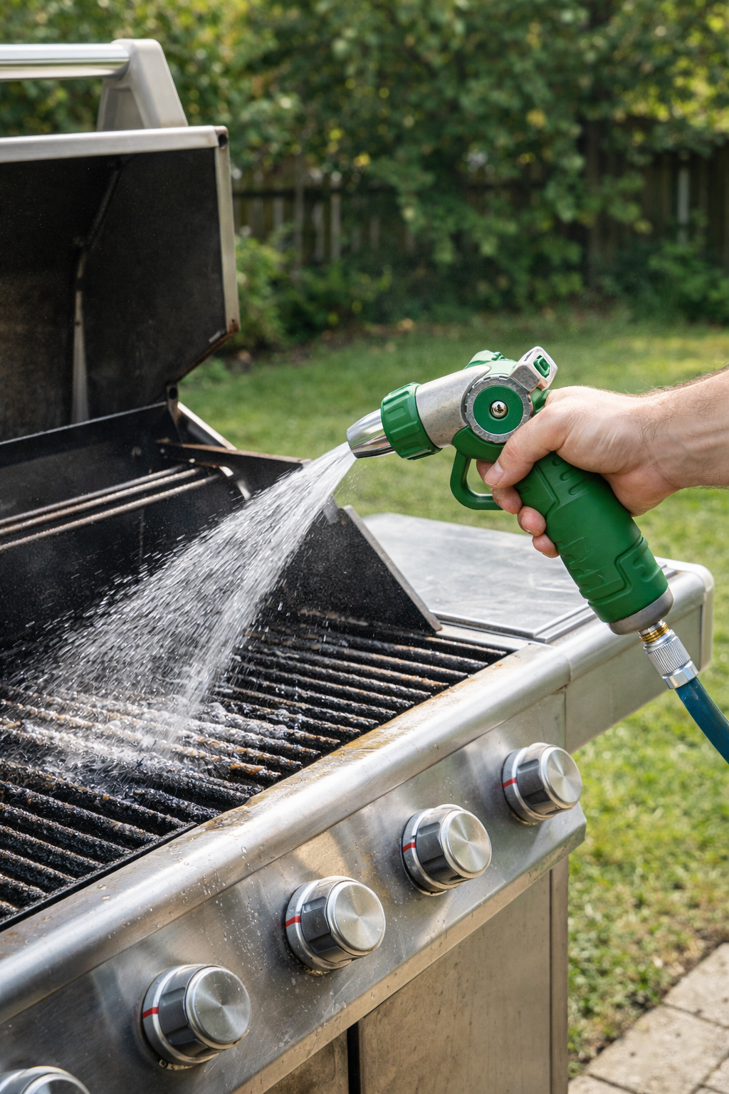 Industrial Strength BBQ Spray Nozzle High Pressure Antibacterial Hose Gun