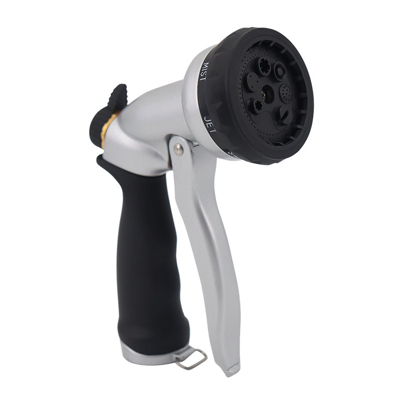 Metal Hose Nozzle – 7 Pattern Adjustable Heavy Duty Garden Water Spray Gun