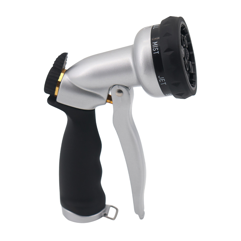 Metal Hose Nozzle – 7 Pattern Adjustable Heavy Duty Garden Water Spray Gun