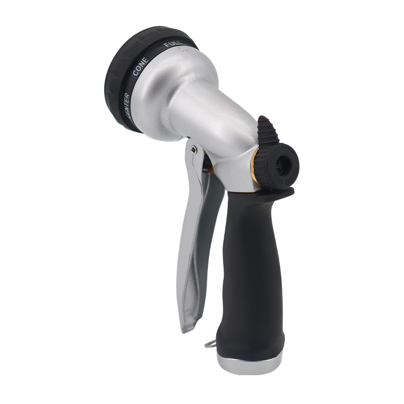 Metal Hose Nozzle – 7 Pattern Adjustable Heavy Duty Garden Water Spray Gun
