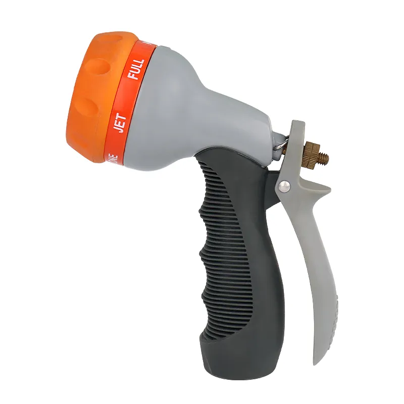 Multi-Pattern Water Nozzle – 7 Adjustable Spray Modes, Heavy Duty Garden Hose Nozzle, Ergonomic Non-Slip Grip