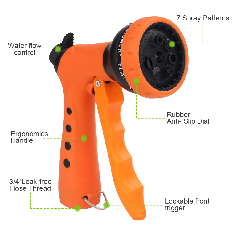 Non-Leak Hose Nozzle - Durable, Leak-Proof Watering and Cleaning Tool