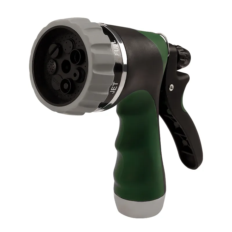 Multi-Pattern Garden Hose Nozzle – 8 Adjustable Spray Modes, Heavy Duty Water Sprayer, Ergonomic Grip for Garden, Lawn, Car Wash