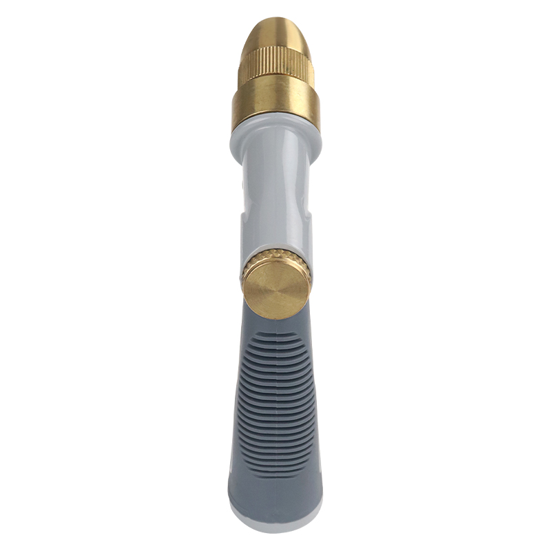 One-Handed Hose Nozzle with Adjustable Spray for Watering, Cleaning, and Outdoor Tasks