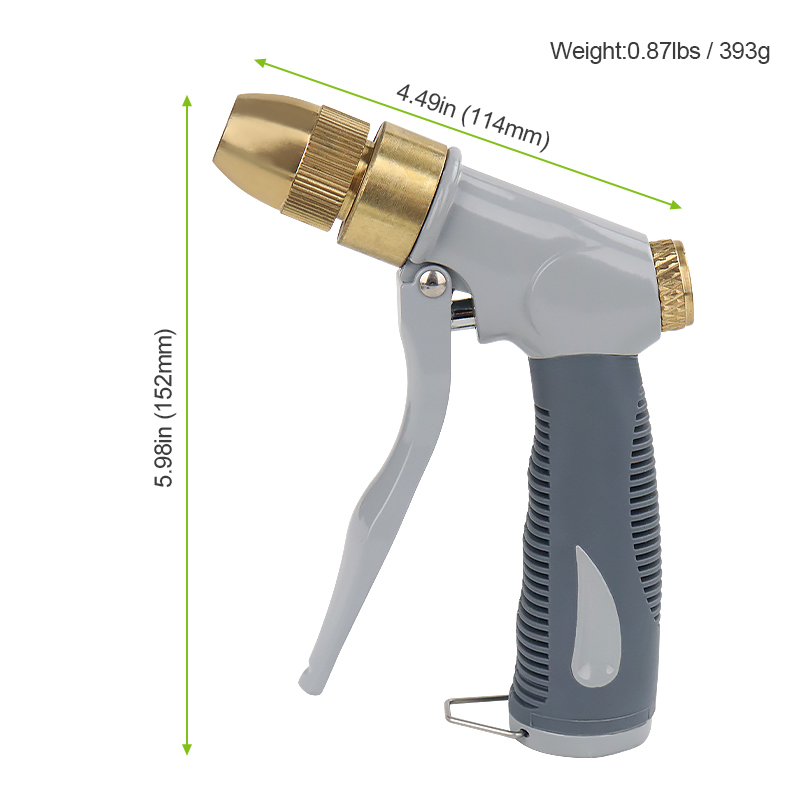 Pressure Adjustable Hose Nozzle - Durable, High-Performance Watering and Cleaning Tool