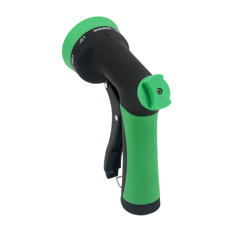 7-Setting Reinforced Hose Sprayer with Ergonomic Handle for Garden, Car Wash, and Outdoor Use