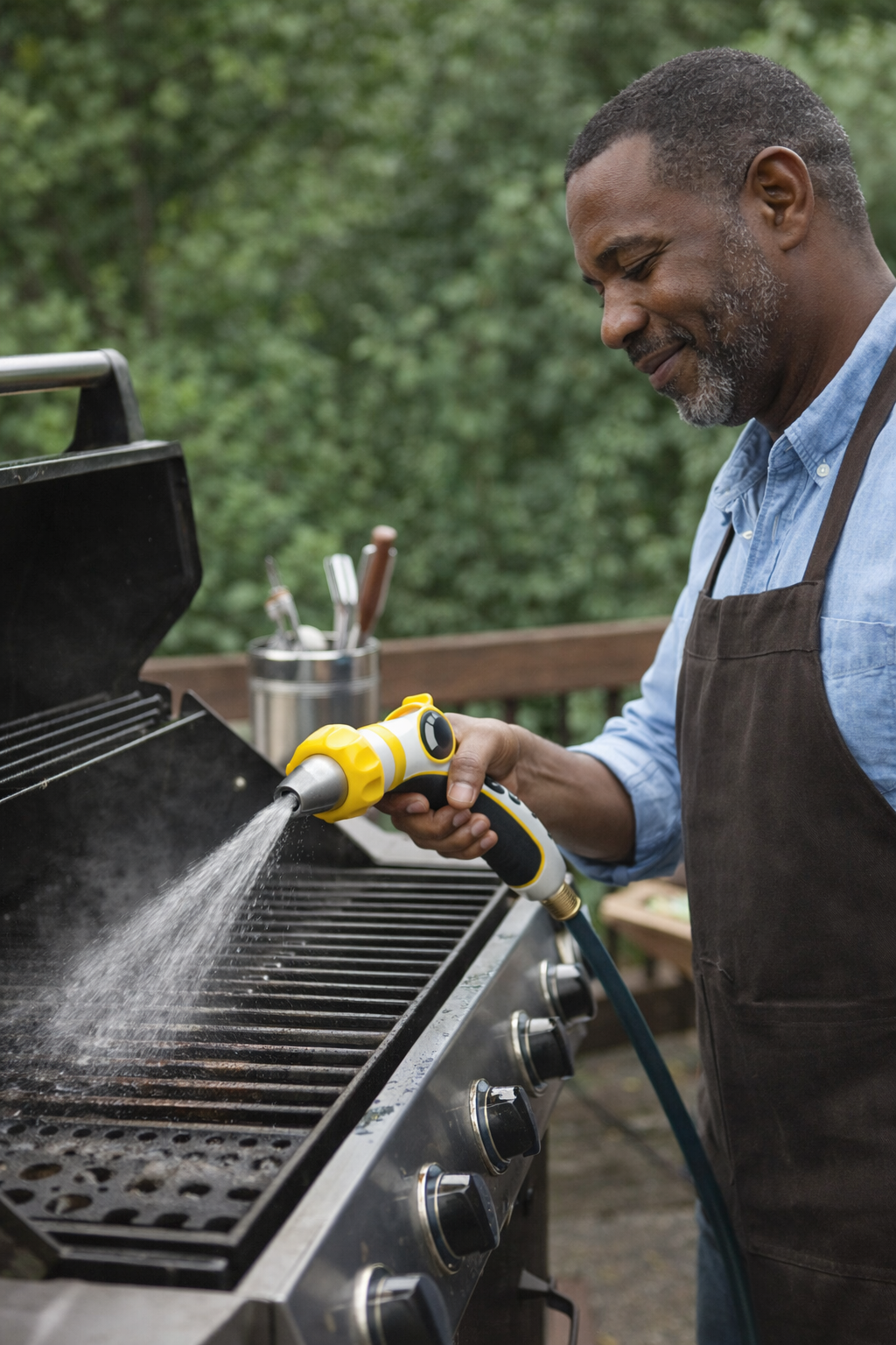 Stainless Steel High Pressure BBQ Cleaning Spray Nozzle