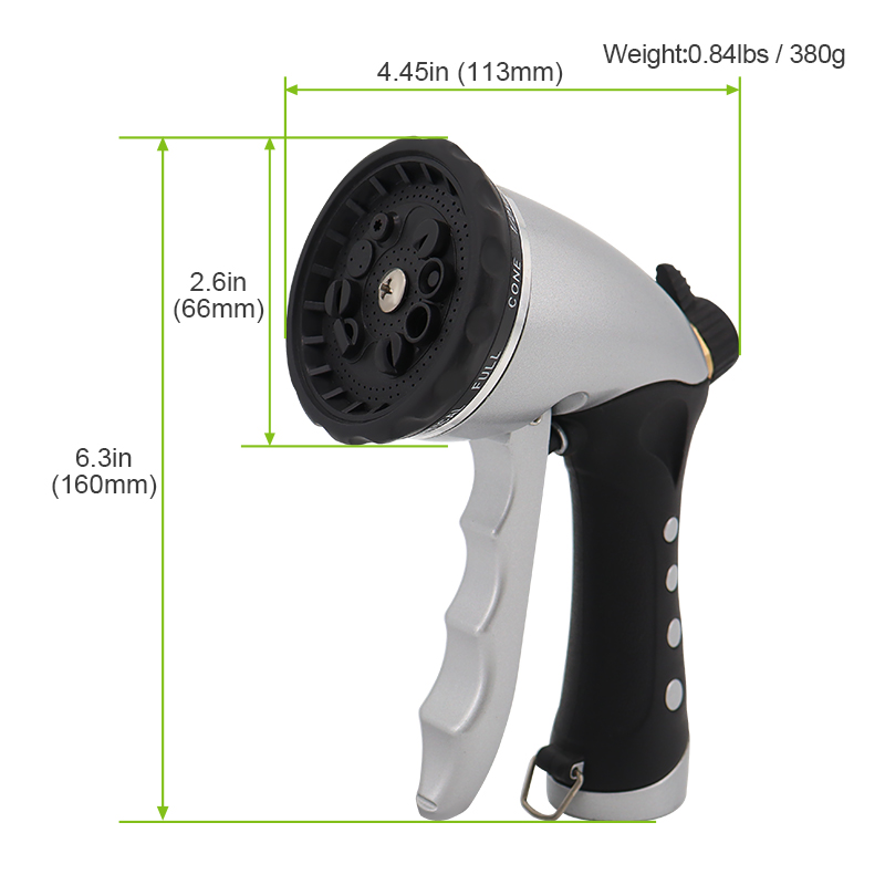 Superior Flow Hose Nozzle - High-Performance Watering Tool for Efficient Watering and Cleaning
