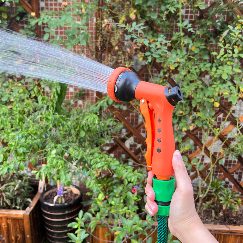 Superior Hose Nozzle with Adjustable Spray Patterns for Garden, Lawn, and Outdoor Use