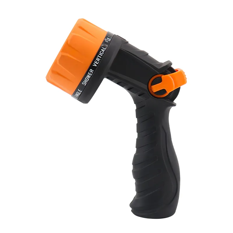 Heavyweight Thumb-Operated 10-Pattern Hose Nozzle – Ergonomic Multi-Functional Garden Water Sprayer