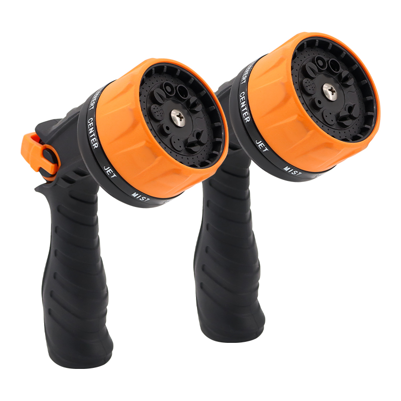 Heavyweight Thumb-Operated 10-Pattern Hose Nozzle – Ergonomic Multi-Functional Garden Water Sprayer