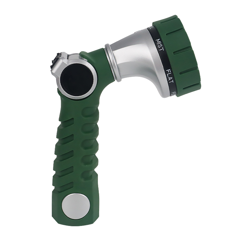 Thumb Control Water Nozzle – 7 Pattern Adjustable Spray, Ergonomic Handle, Leak-Proof for Garden, Car Wash, Pet & Outdoor Use