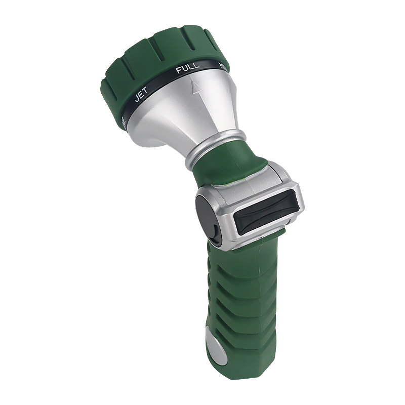 Thumb Control Water Nozzle – 7 Pattern Adjustable Spray, Ergonomic Handle, Leak-Proof for Garden, Car Wash, Pet & Outdoor Use
