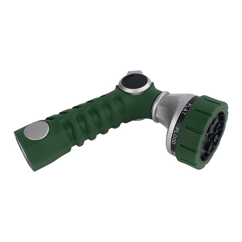 Thumb Control Water Nozzle – 7 Pattern Adjustable Spray, Ergonomic Handle, Leak-Proof for Garden, Car Wash, Pet & Outdoor Use