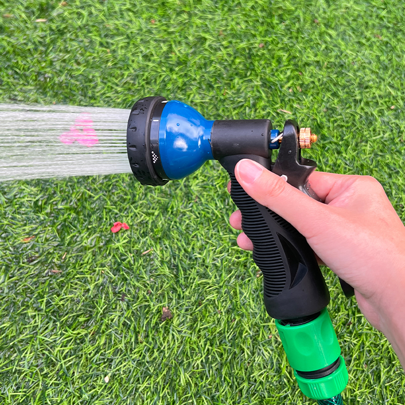 Water Control Nozzle with 7 Adjustable Spray Patterns and Ergonomic Grip