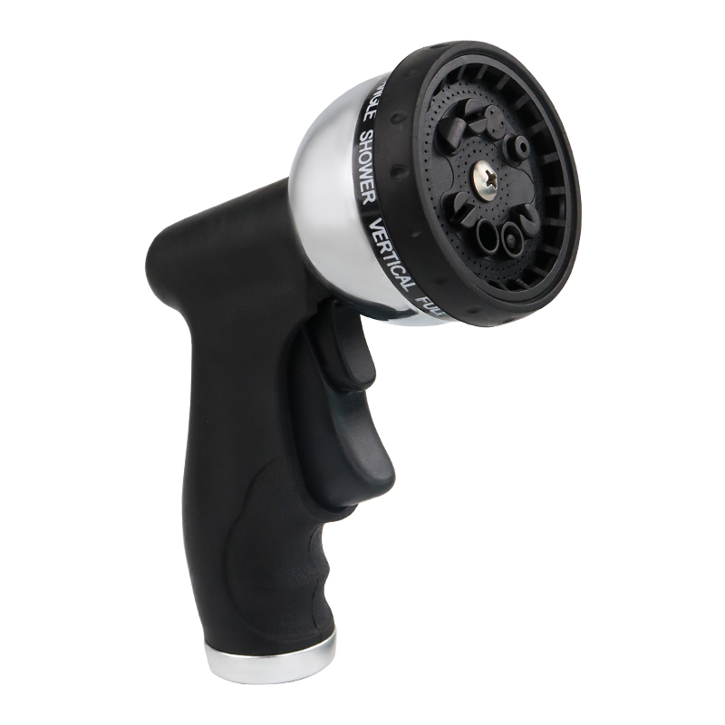 Water Saving Hose Nozzle – Multi-Pattern Adjustable Nozzle with Ergonomic Trigger