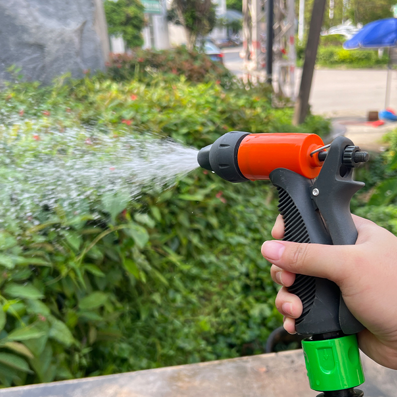 Heavy Duty Water Spray Gun for Garden, Adjustable Jet Nozzle with Ergonomic Grip