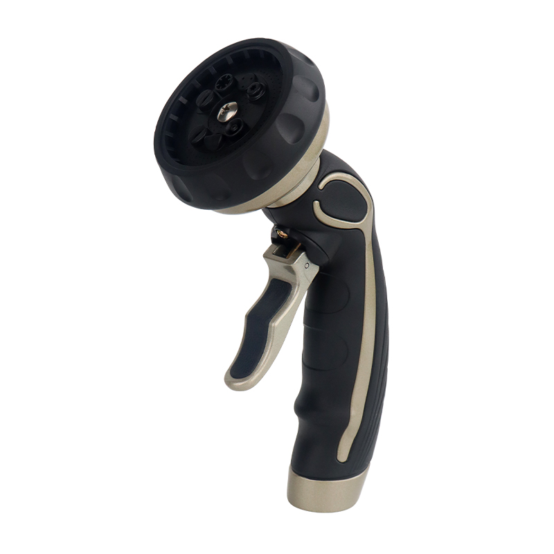 Watering Hose Nozzle – 9 Pattern Adjustable Garden Spray Gun, Ergonomic Handle