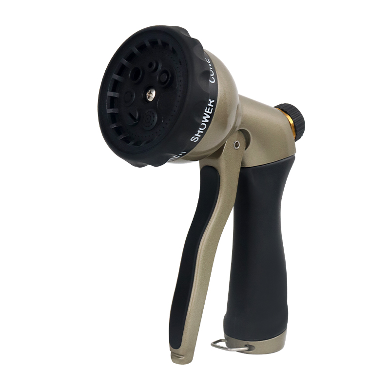 Yard Hose Nozzle with Adjustable Spray Patterns for Garden, Lawn, and Outdoor Cleaning