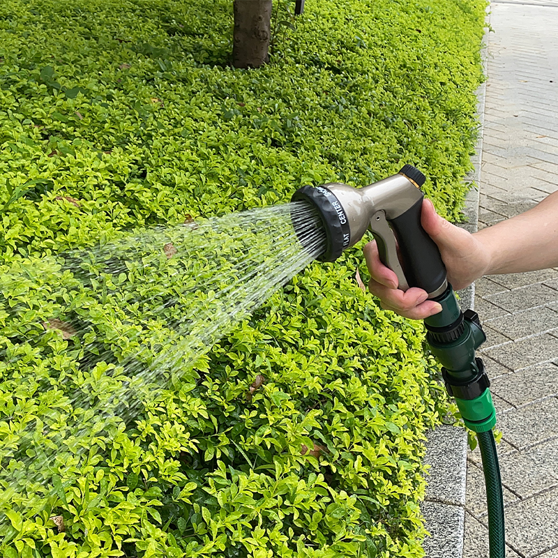Yard Hose Nozzle with Adjustable Spray Patterns for Garden, Lawn, and Outdoor Cleaning