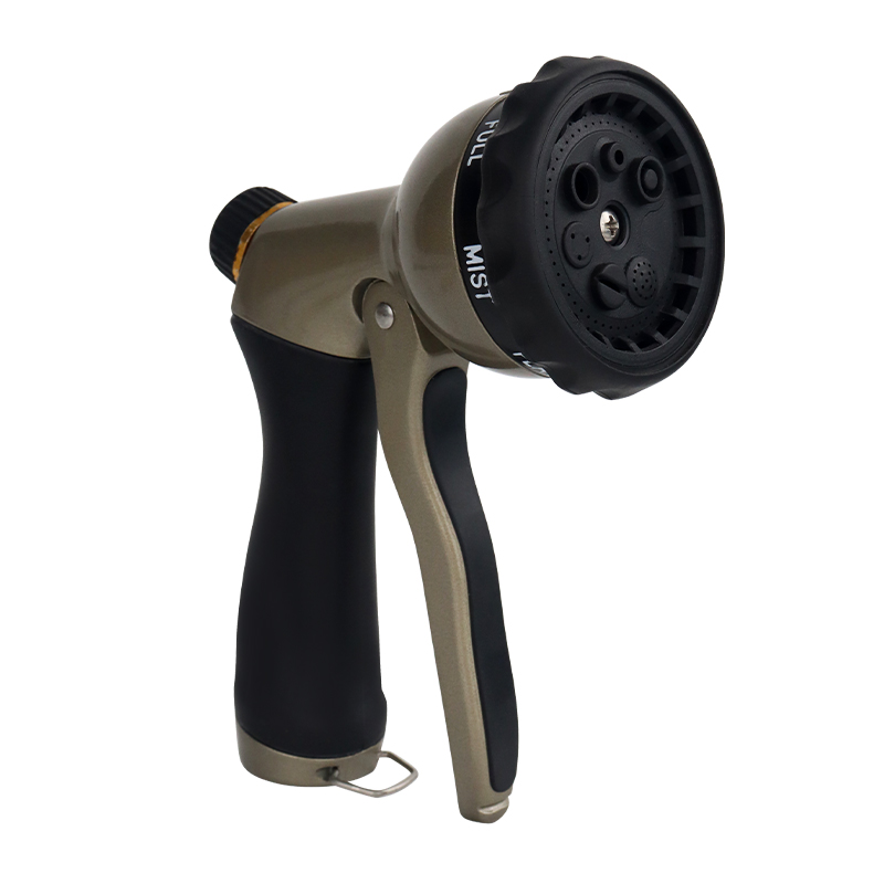 Yard Hose Nozzle with Adjustable Spray Patterns for Garden, Lawn, and Outdoor Cleaning