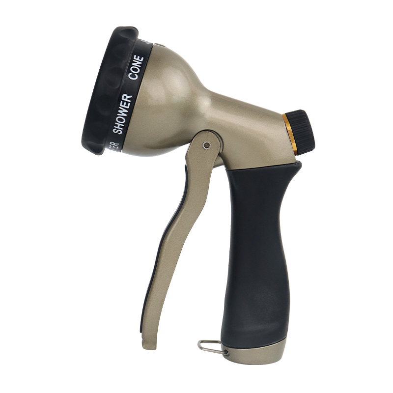 Yard Hose Nozzle with Adjustable Spray Patterns for Garden, Lawn, and Outdoor Cleaning