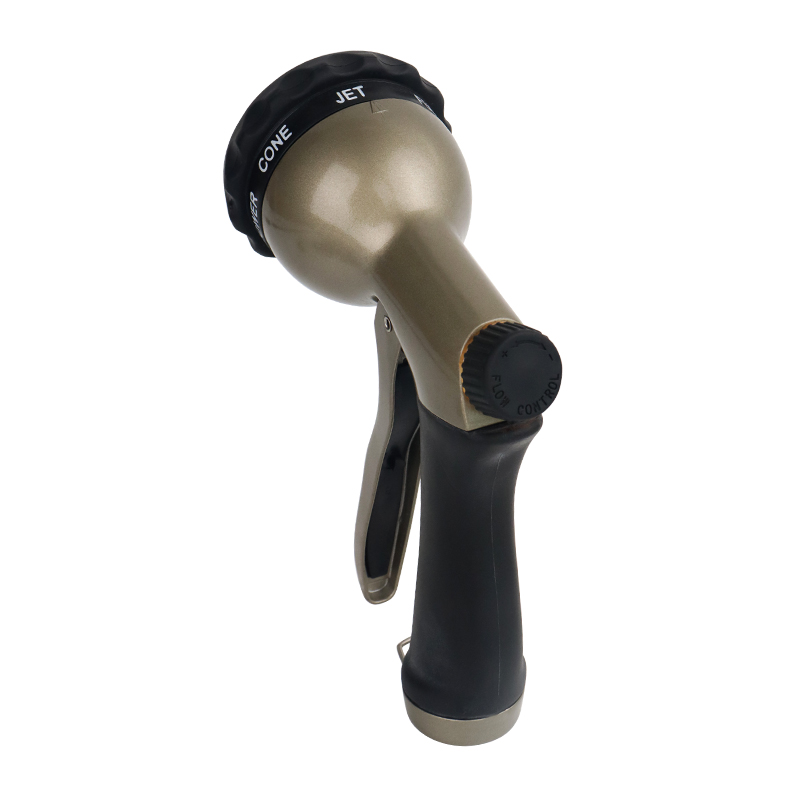 Yard Hose Nozzle with Adjustable Spray Patterns for Garden, Lawn, and Outdoor Cleaning