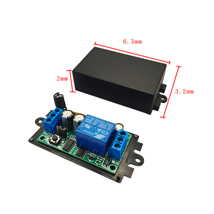 433mhz receiver Wireless Garage Door DC 12V learning code Receiver garage gate Remote control switch