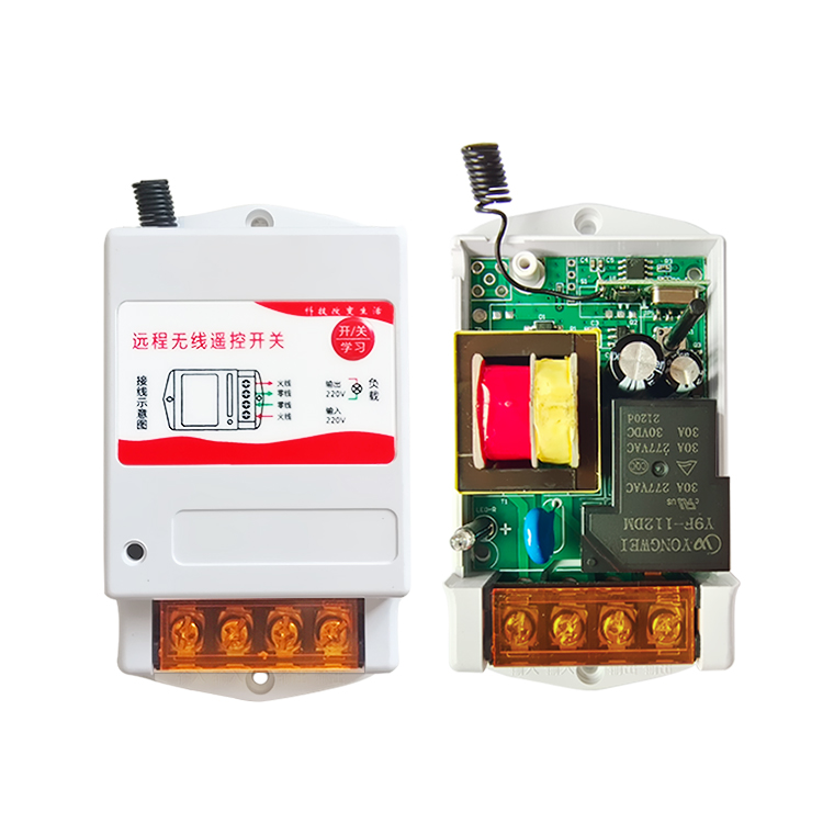 220V 30A Relay 3000W Wireless Remote Control Switch Receiver Transmitter