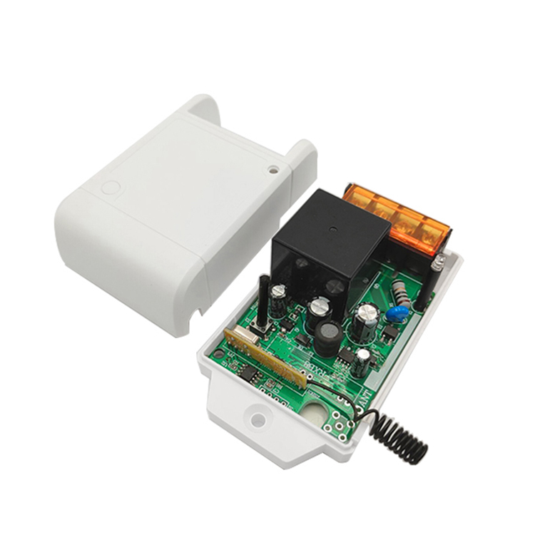 220V 80A relay Remote controller White Receiver 433 MHz and Wireless RF Remote Control Switch