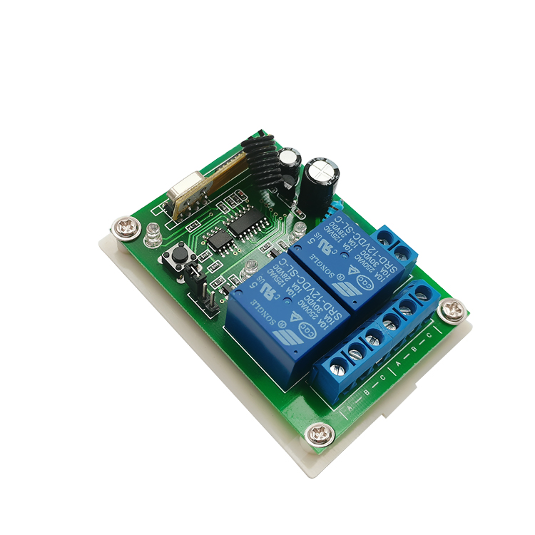Wireless rf receiver relay switch DC 12V/24V relay 2 Channel receiver module