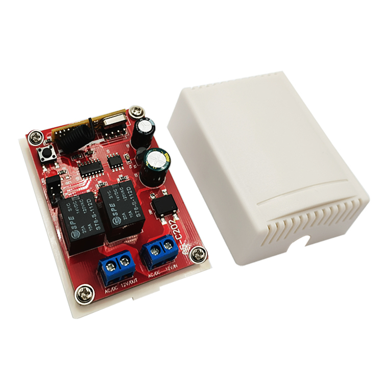 AC/DC12V 2CH RF Relay Smart Wireless Remote Control Light Switch Garage Door Opener AG-C202