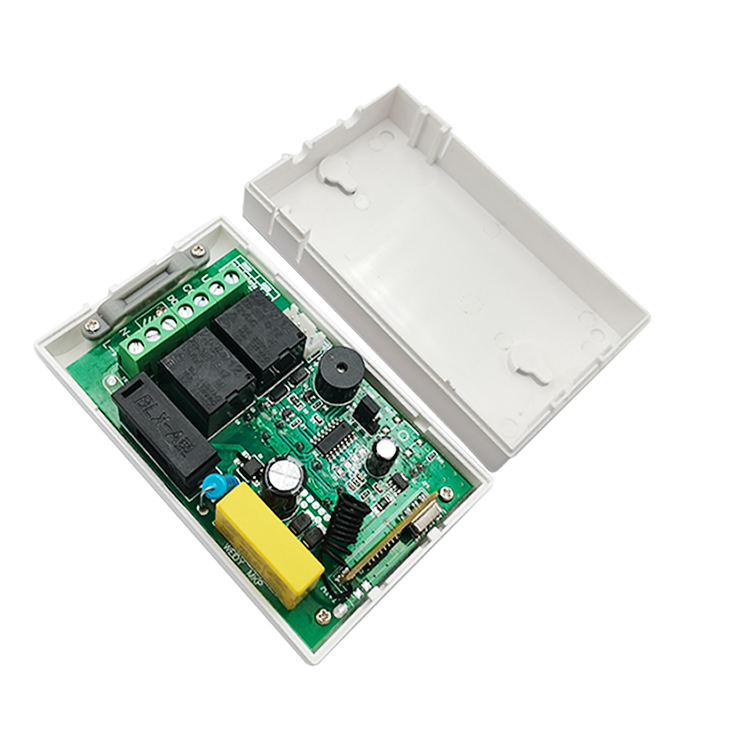 433MHz AC220V 2CH Relay Receiver+RF Transmitter Wireless Remote Control Switch for Garage Door