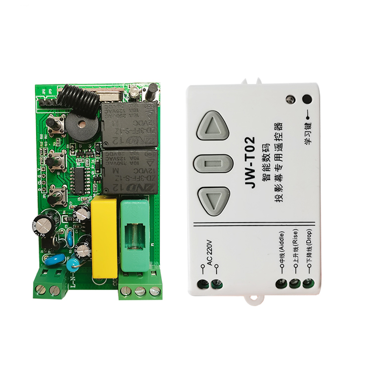433MHz Up Down Switch Wireless Remote Control Gate High Compatibility Easily Carrying