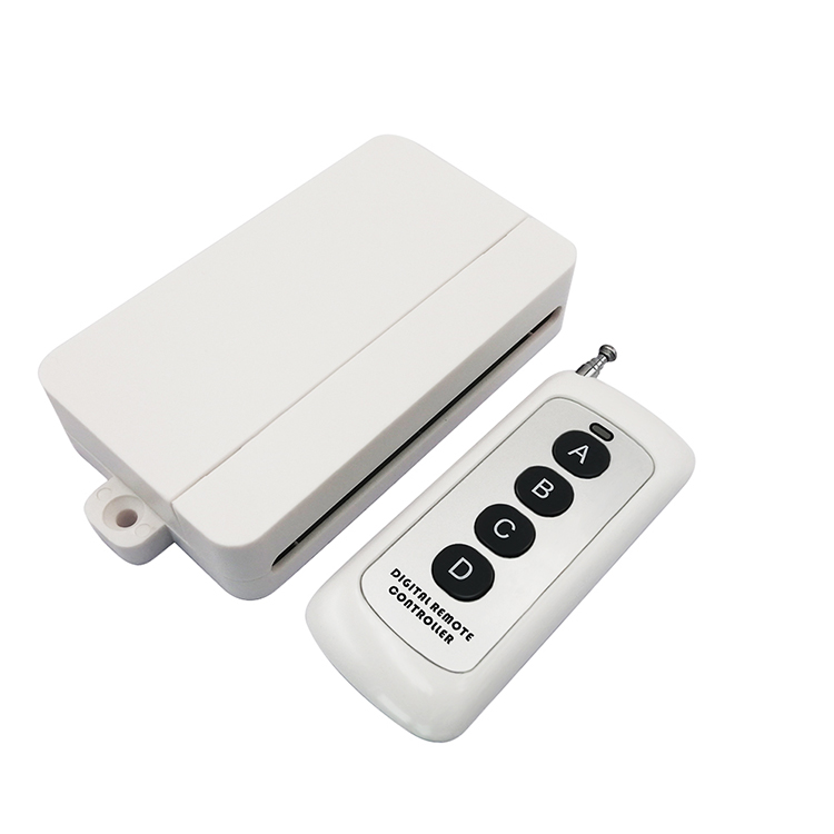 220V 4 Channel RF Switch Wireless Relay Module 433 MHz And Remote Control